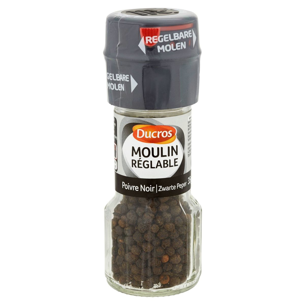 Ducros Moulin Réglable Zwarte Peper 35 g