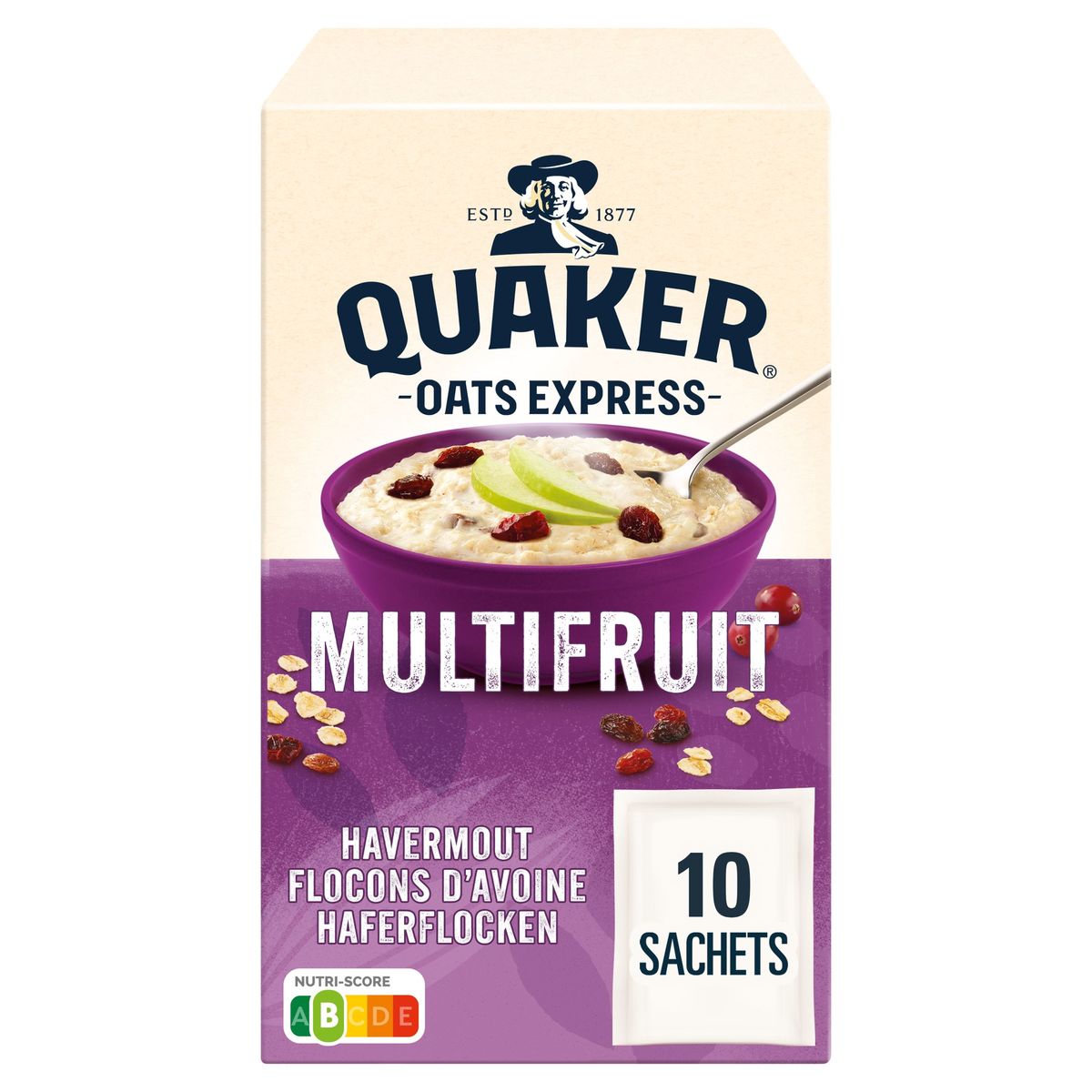 Quaker Havermout Oats Express Multifruit 385 Gr | Carrefour Site