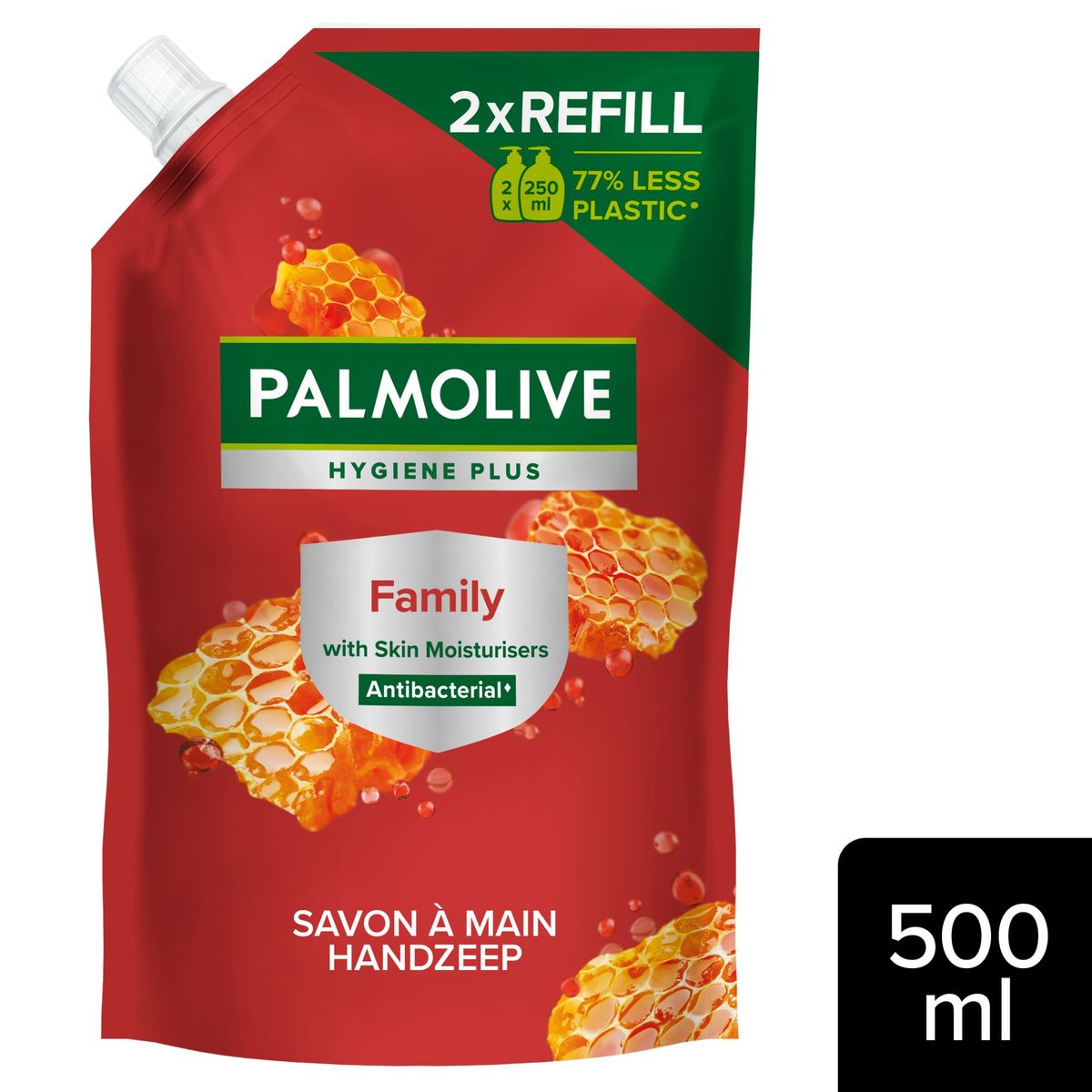 Palmolive Hygiene Plus Antibacterial Liquid Hand Soap Eco Refill 500ml