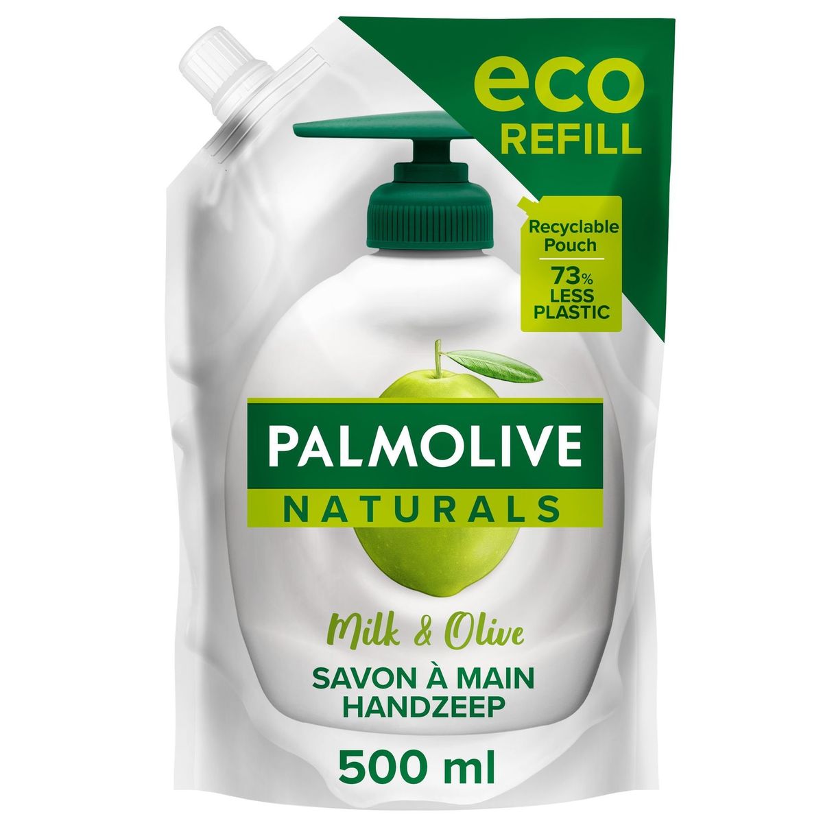 Crème lavante pour les mains Palmolive Naturals à l'olive et au lait - Eco Refill 500ml