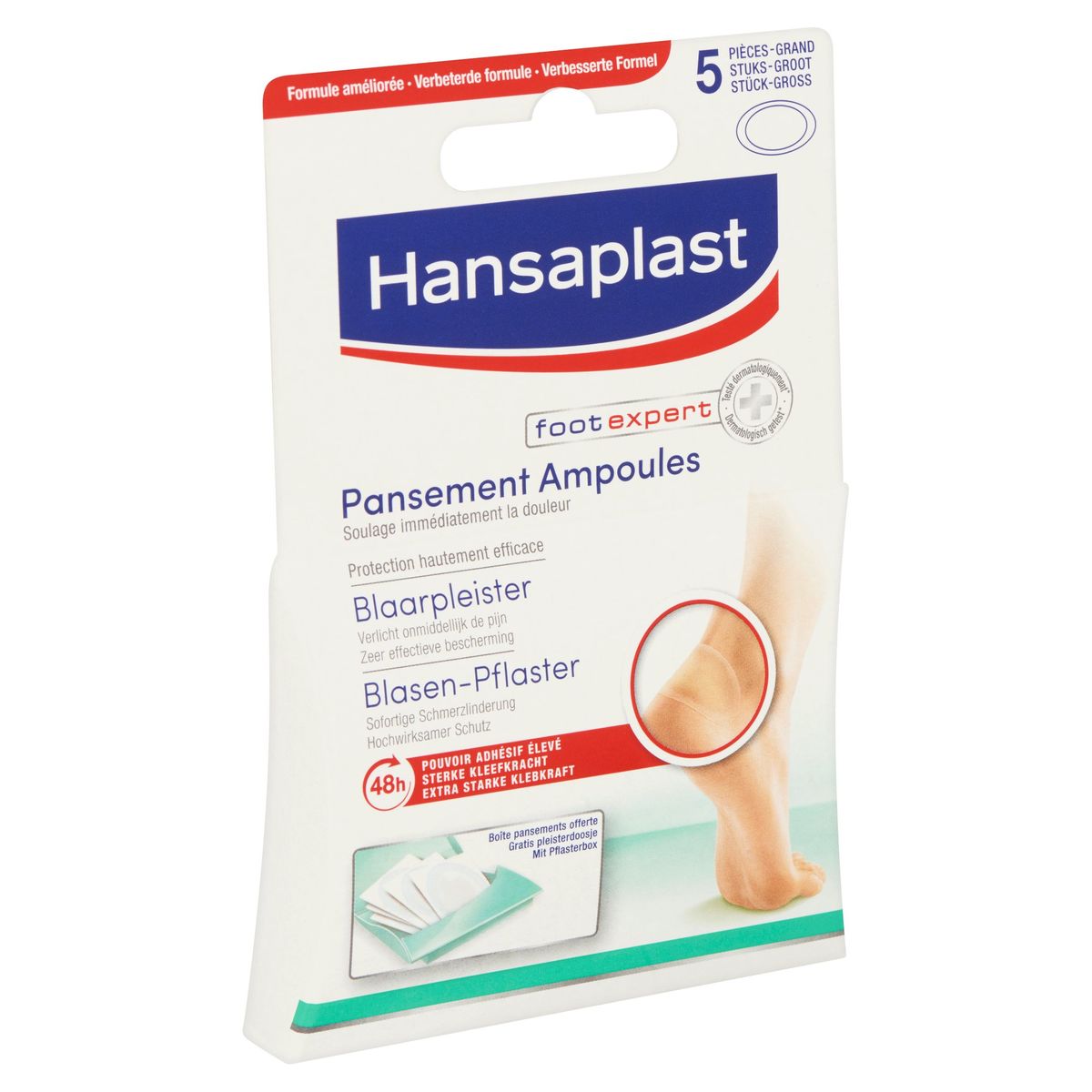 Hansaplast Foot Expert Pansement Ampoules Grande 5 Pièces