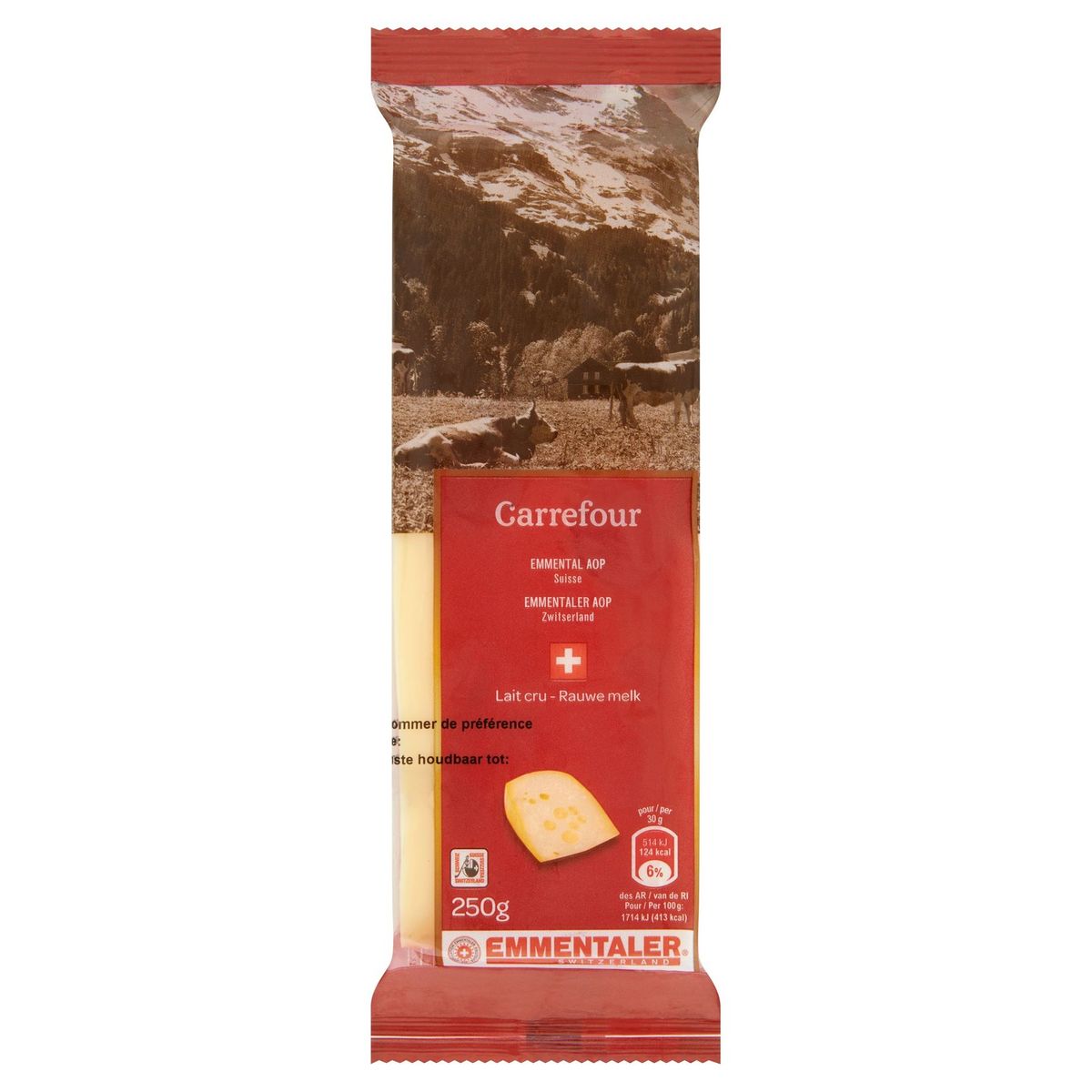 Carrefour Emmental AOP Suisse 250 g