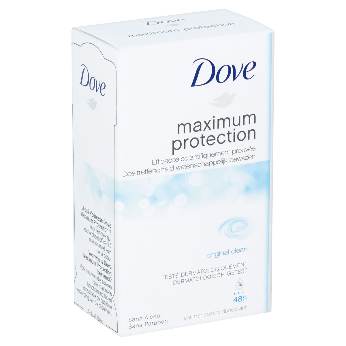 Dove Cream Deodorant Maximum Protection Original 45 ml