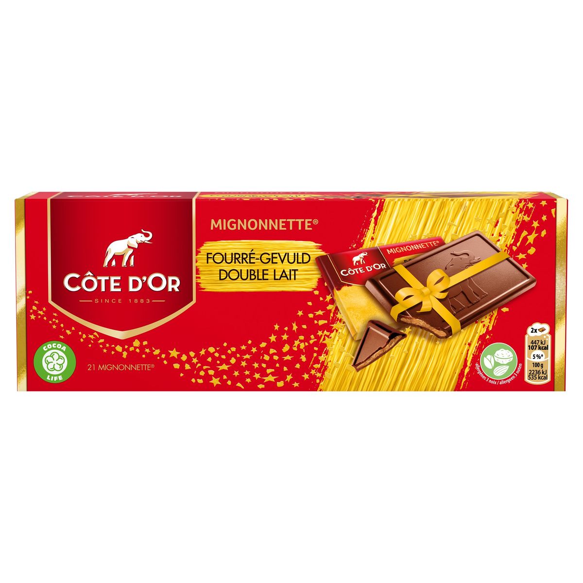 Côte d'Or Mignonnettes Pralines Melkchocolade Double Lait 21 x 10 g