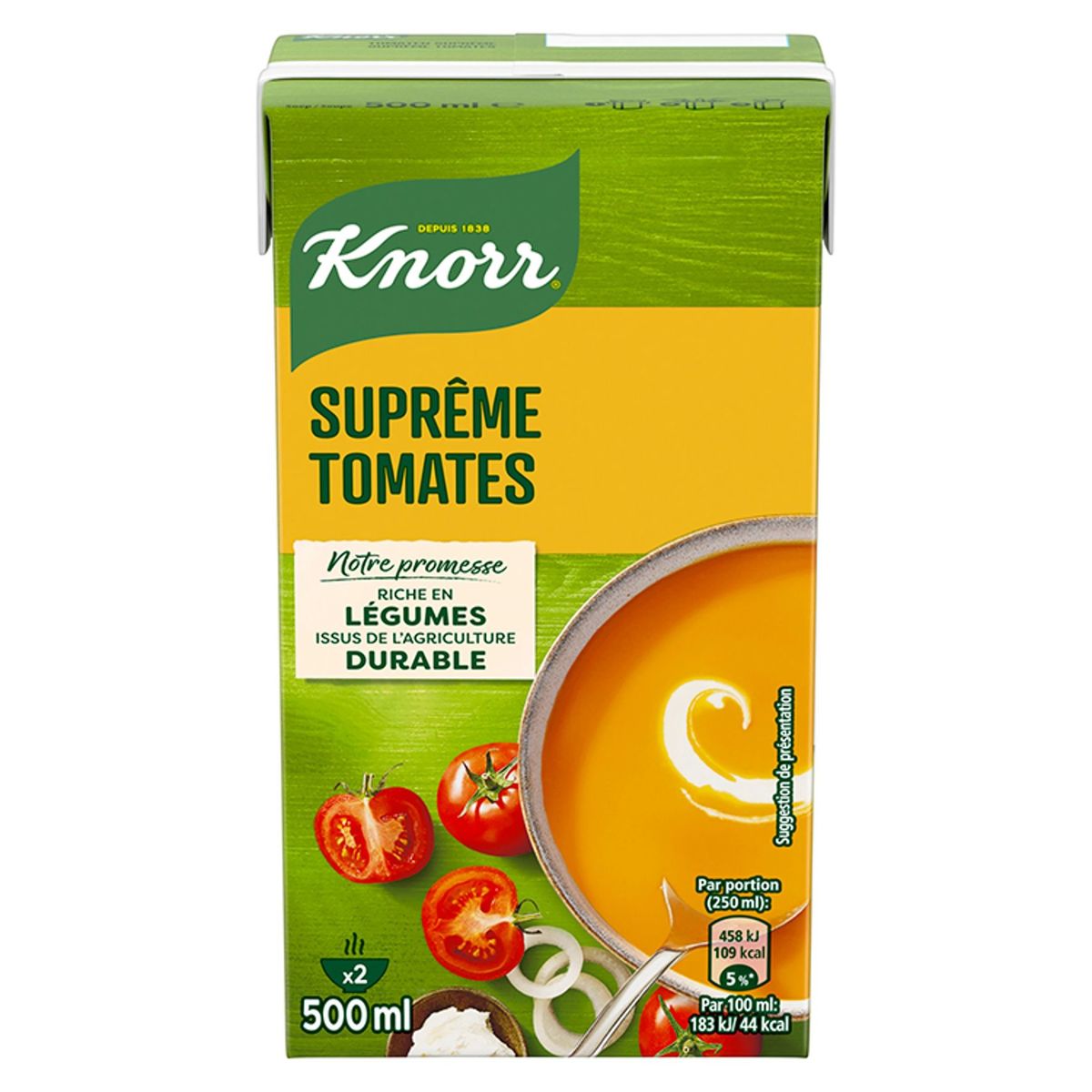 Knorr Soupe en Brique Suprême Tomates 500 ml