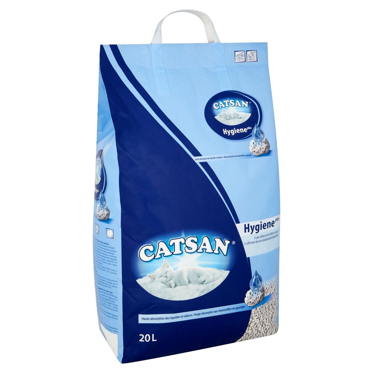Catsan Hygiene Plus Kattenbakvulling voor Kat 20 L