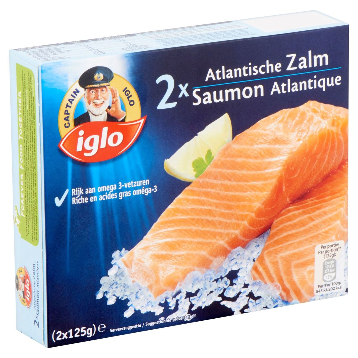 Captain Iglo Atlantische Zalm 2 x 125 g