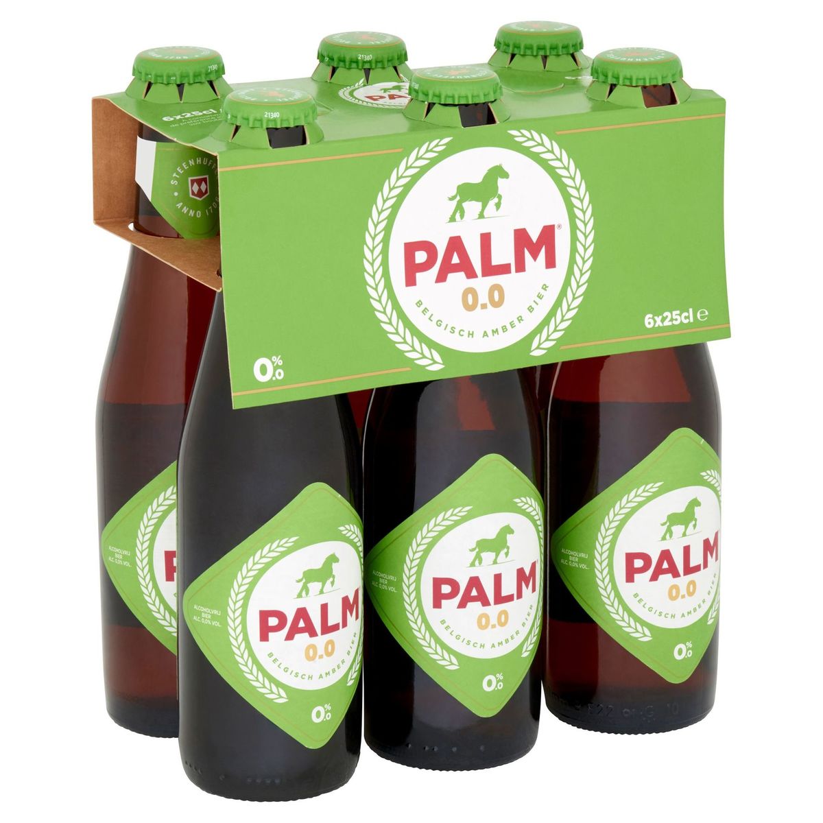 Palm 0.0 Belgisch Amber Bier Flessen 6 x 25 cl