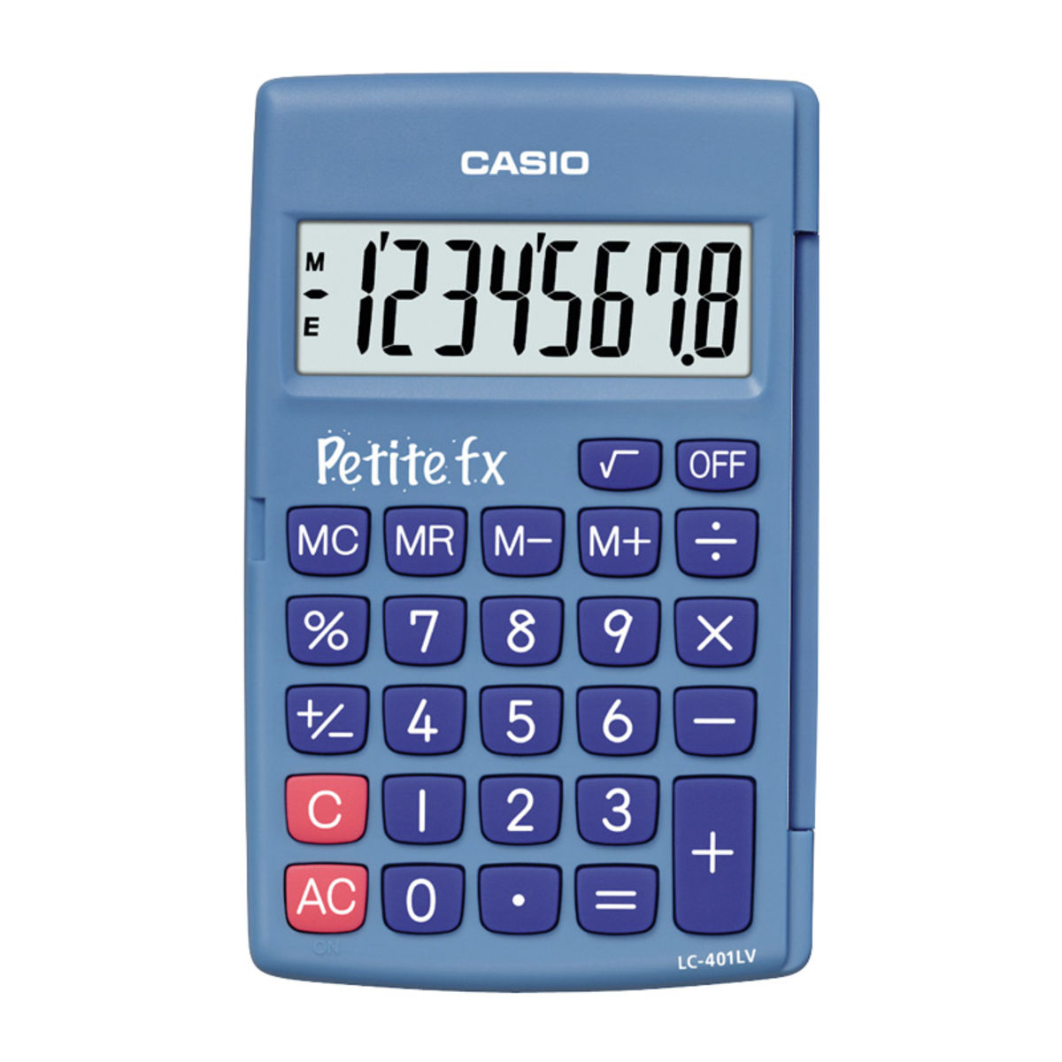 Casio Ecole primaire Calculatrice Petite fx LC-401LV Bleu