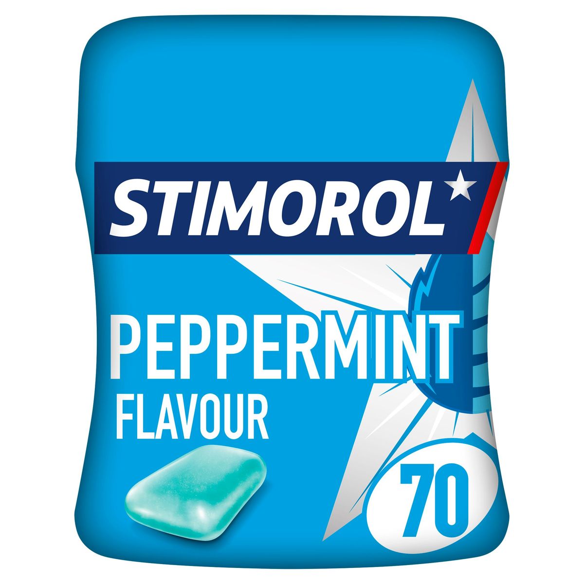Stimorol Kauwgom Peppermint Suikervrij Pot 70 stuks