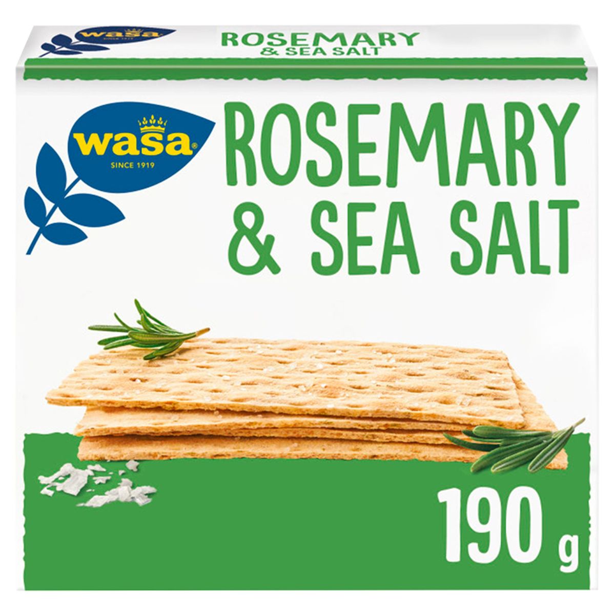 Wasa Delicate Crisp Rosemary & Sea Salt 190 g