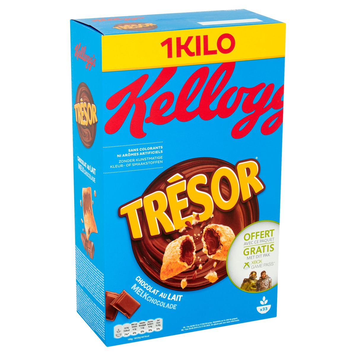 Kellogg's Tresor Milk Chocolate ontbijtgranen 1 kg