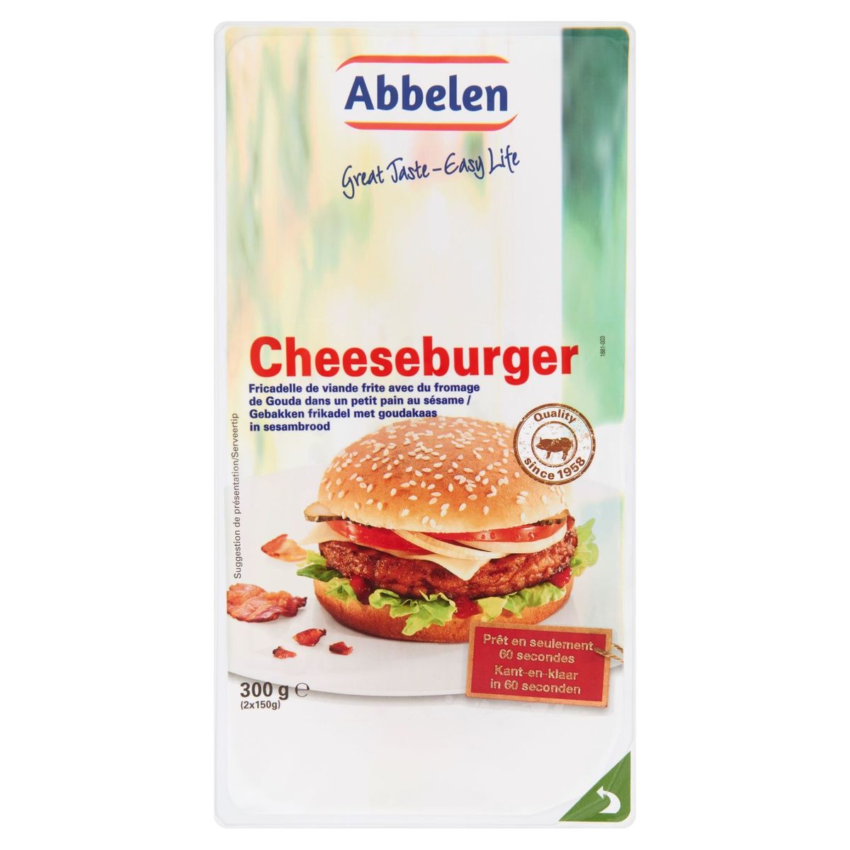 Abbelen Cheeseburger 2 x 150 g