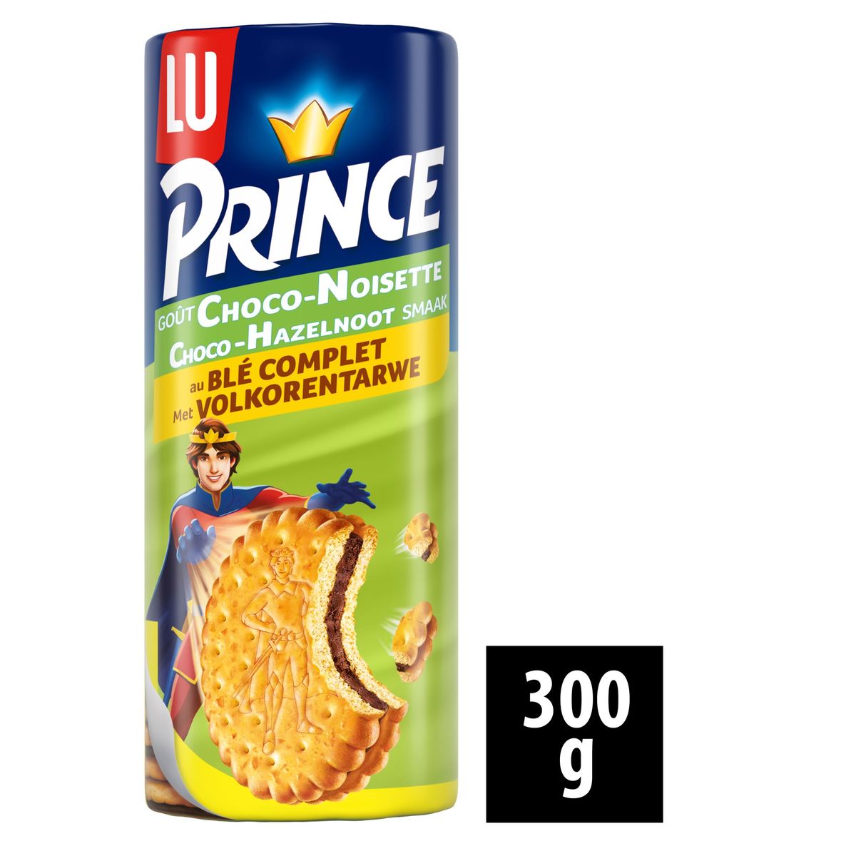 LU Prince Fourré Biscuits Goût Choco Noisette 300 g