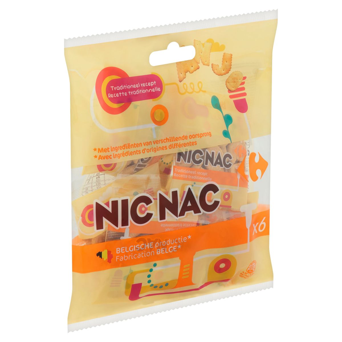 Carrefour Nic Nac 6 x 25 g