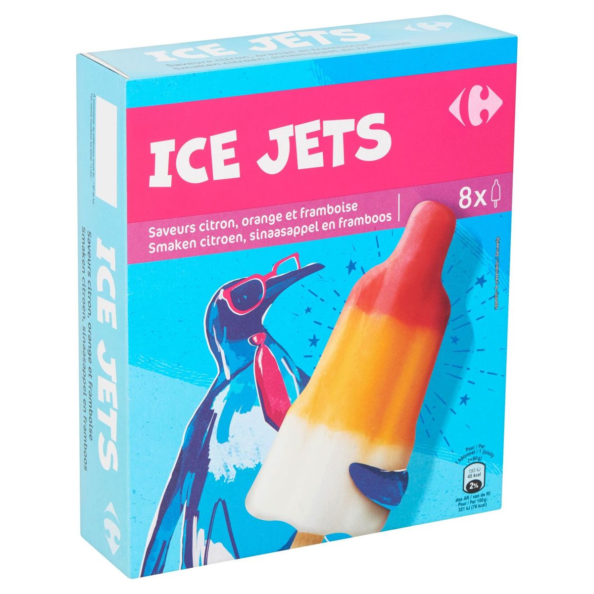 Carrefour Ice Jets 8 Stuks 480 g