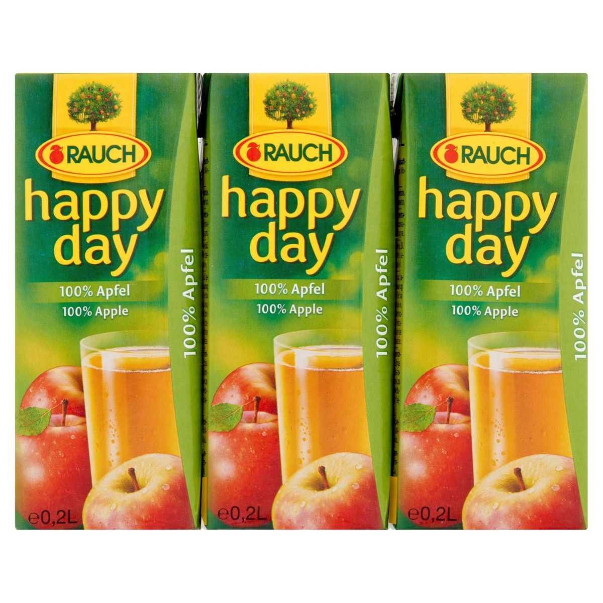 Rauch happy day 100% Apple 3 x 0.2 L