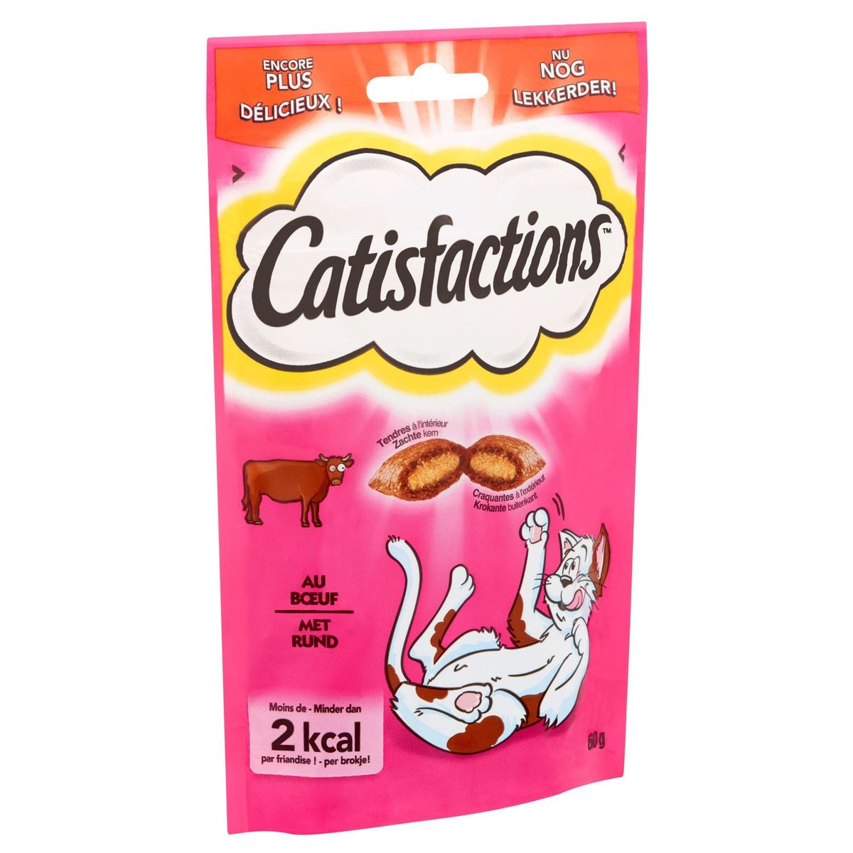 Catisfactions Snack Chat au Bœuf 60 g