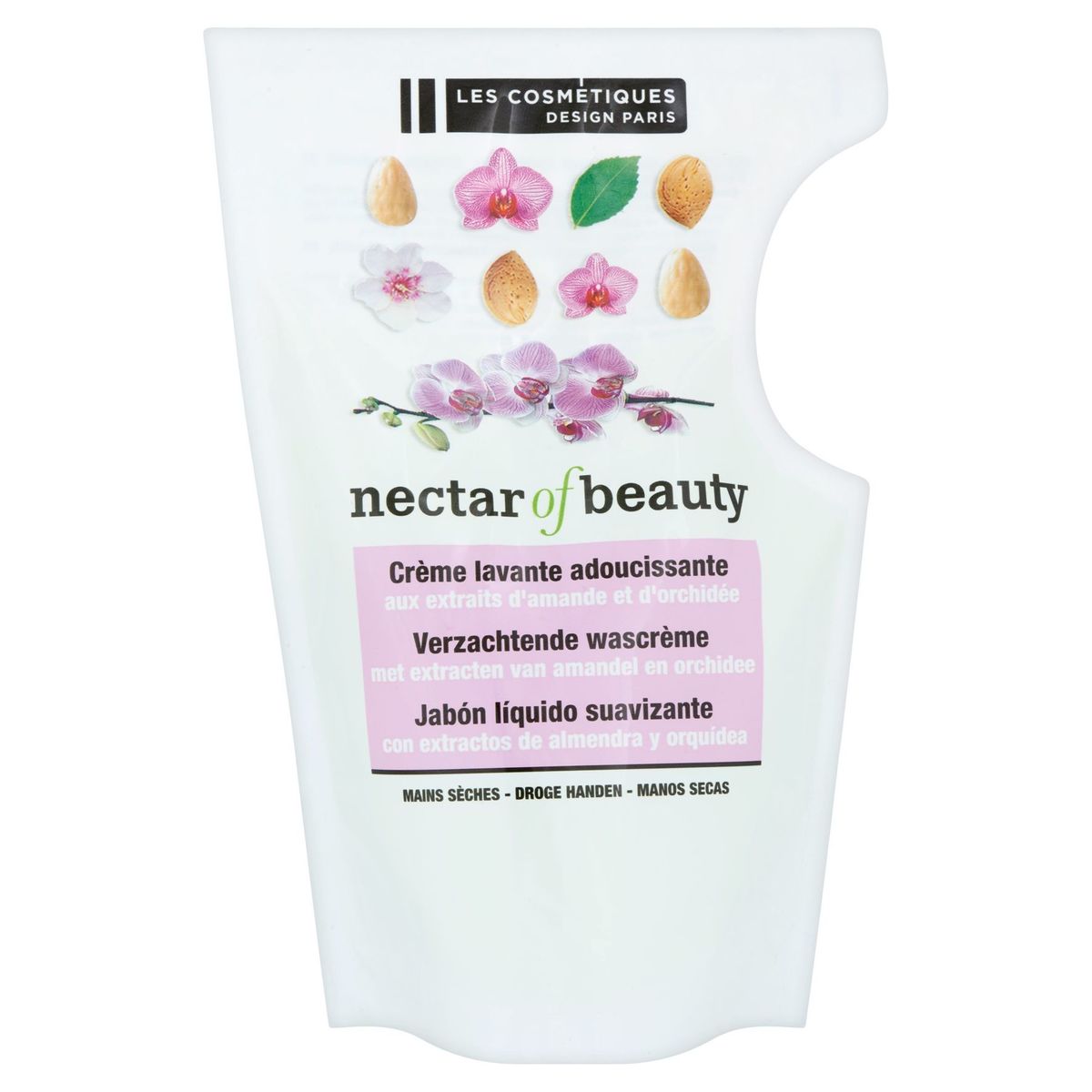 Nectar of Beauty Crème Lavante Adoucissante Amande et Orchidée 250 ml