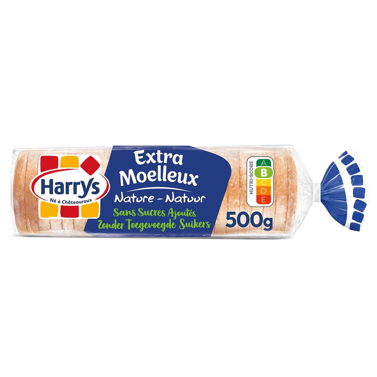 HARRYS Toastbrood Natuur Extra Zacht Zonder Toegevoegde Suikers 500 g