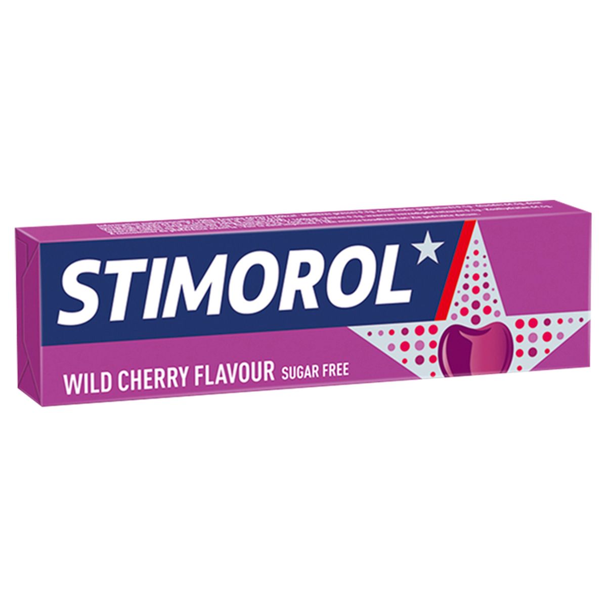Stimorol Chewing-gum Wild Cherry Sans Sucre 10 x 14 g