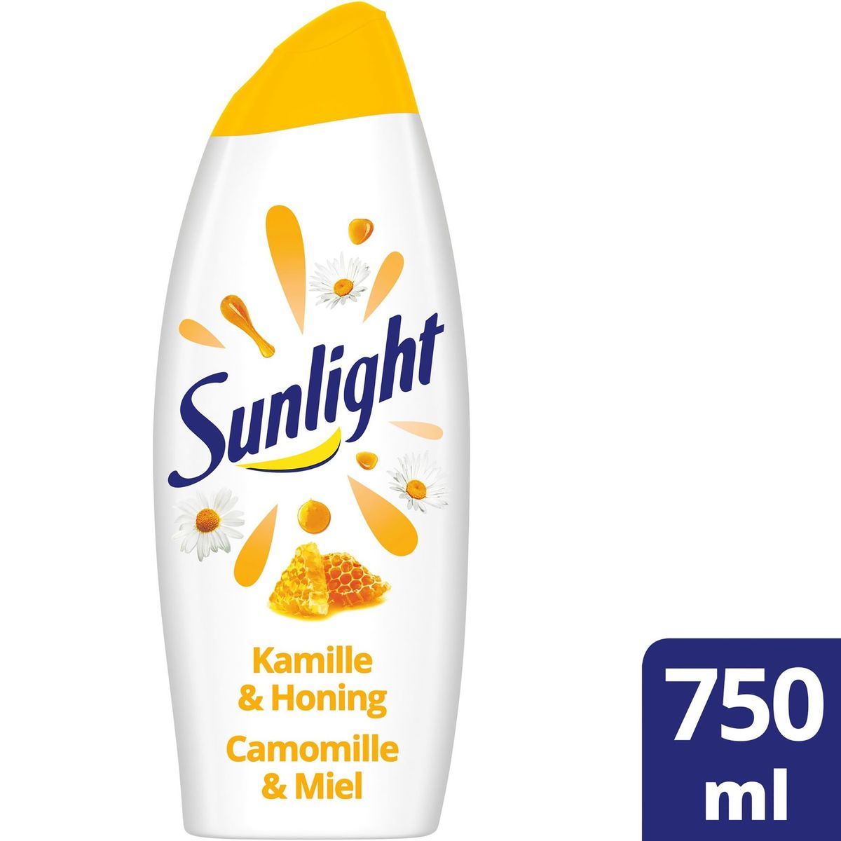 Sunlight pH-Huidneutraal Badschuim Kamille & Honing 750 ml