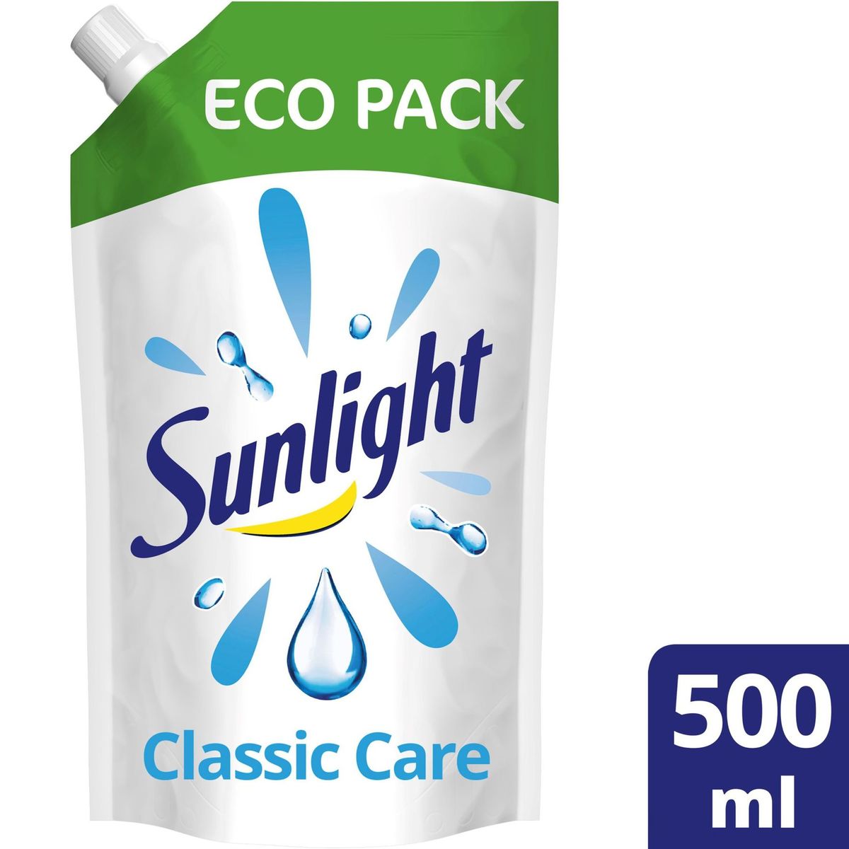Sunlight Savon Liquide Classic care refill pour la peau 500 ml eco