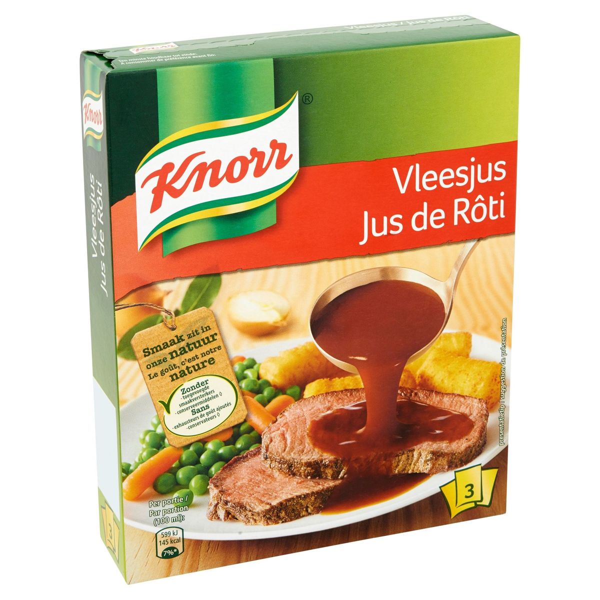 Knorr Poeder Saus Vleesjus 3 x 20 g