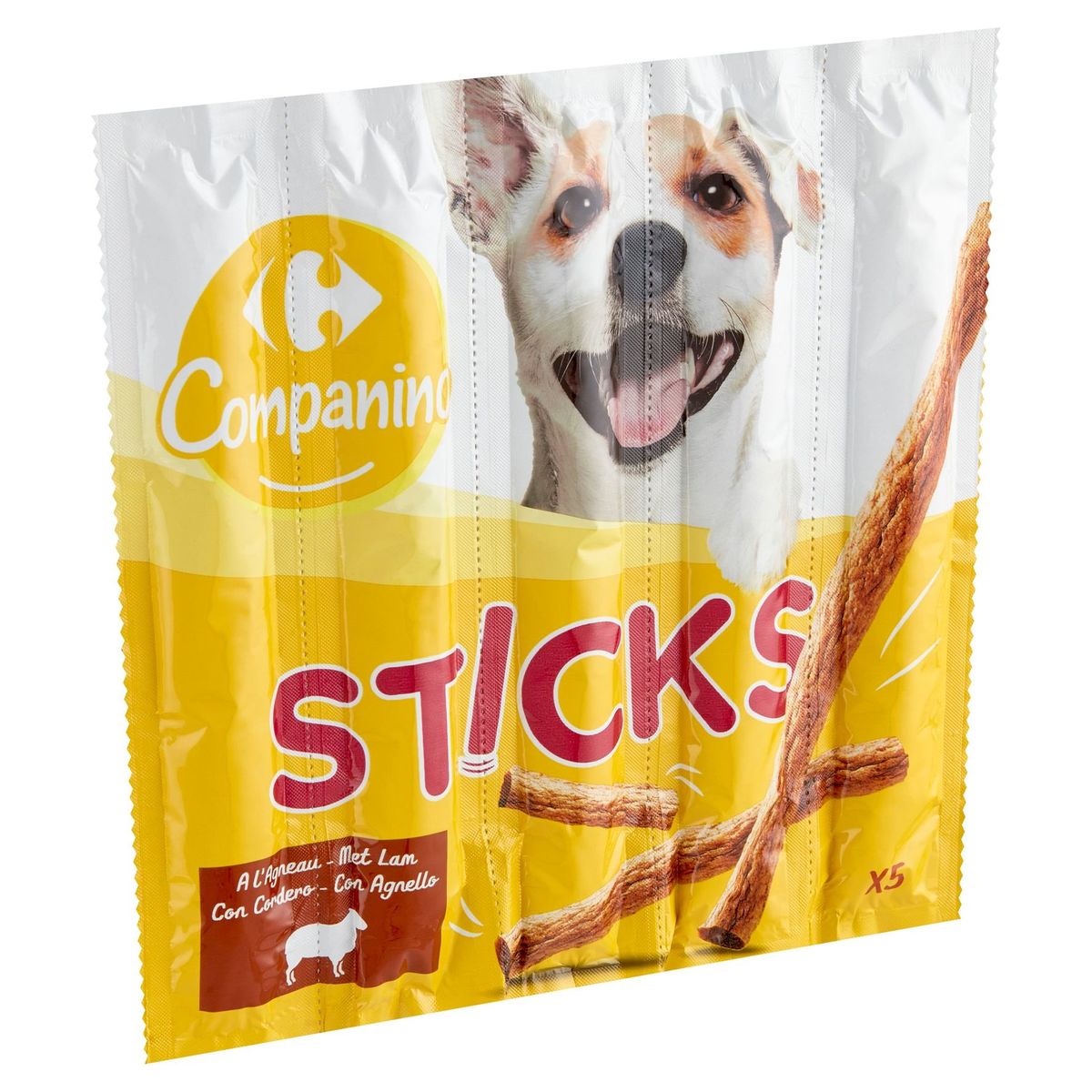 Carrefour Companino Sticks a l'Agneau 5 x 10 g