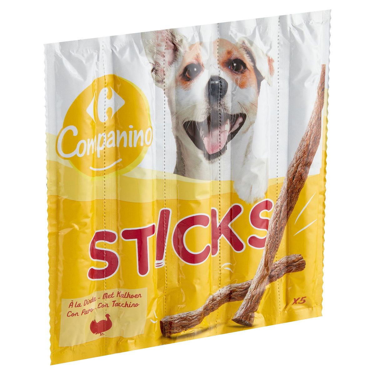 Carrefour Companino Sticks met Kalkoen 5 x 10 g