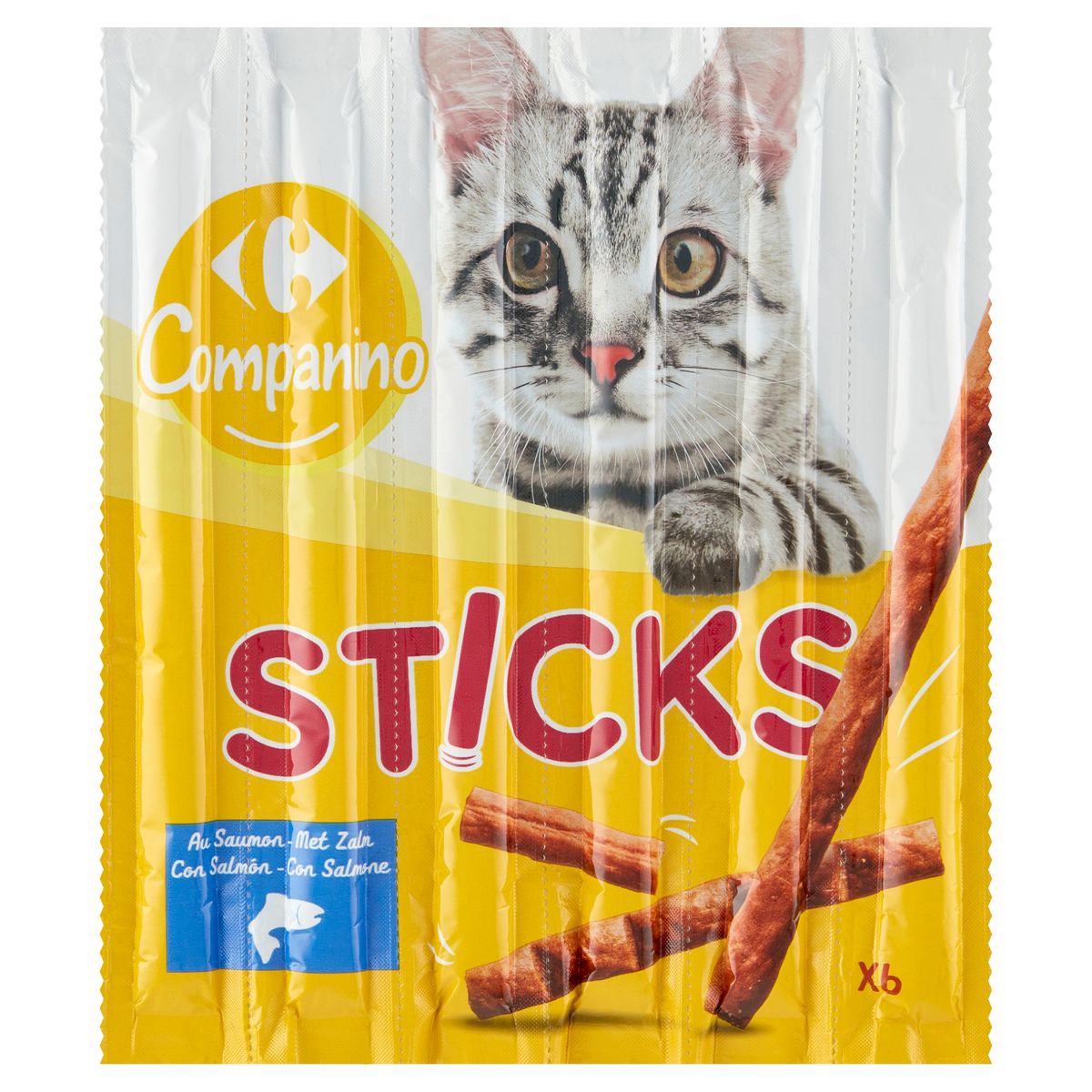Carrefour Companino Sticks met Zalm 6 x 5 g