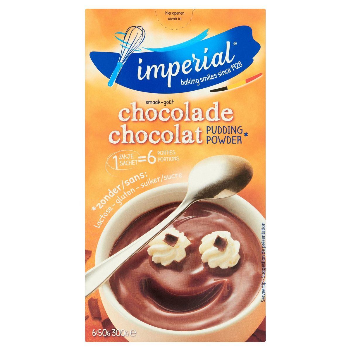 Imperial Pudding Powder Chocolade Smaak 6 x 50 g
