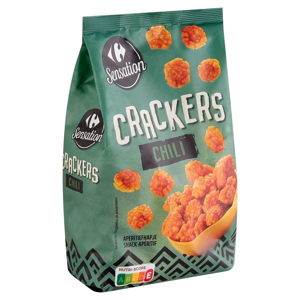 Carrefour Sensation Crackers Chili Aperitiefhapje 150 g