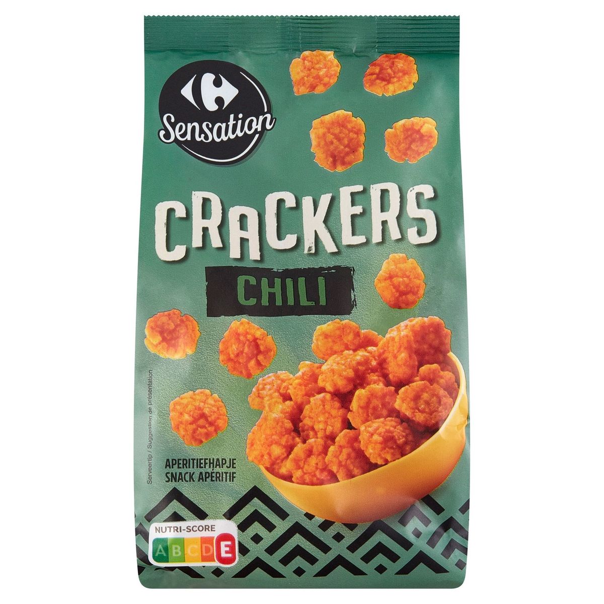 Carrefour Sensation Crackers Chili Aperitiefhapje 150 g