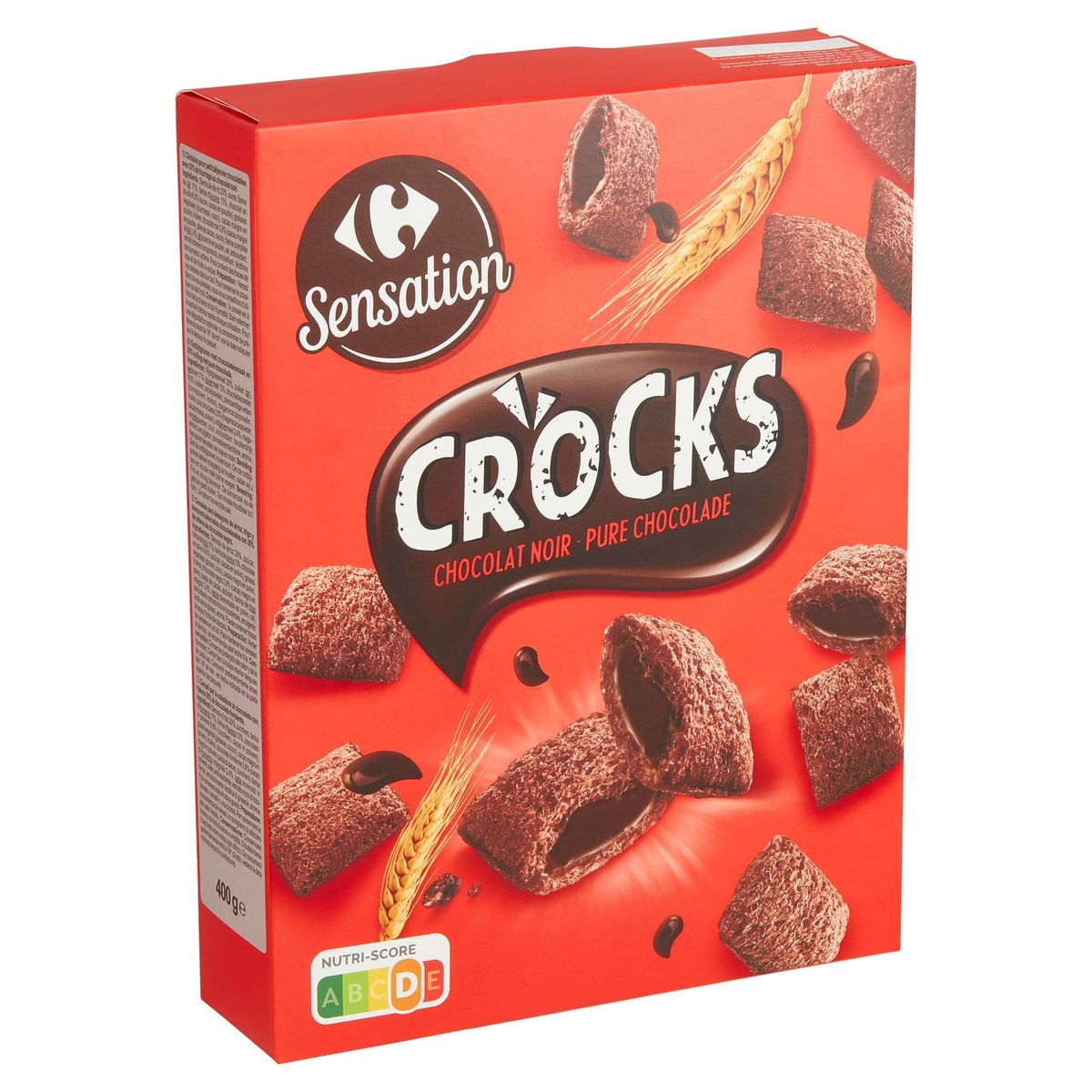Carrefour Sensation Crocks Chocolat Noir 400 g