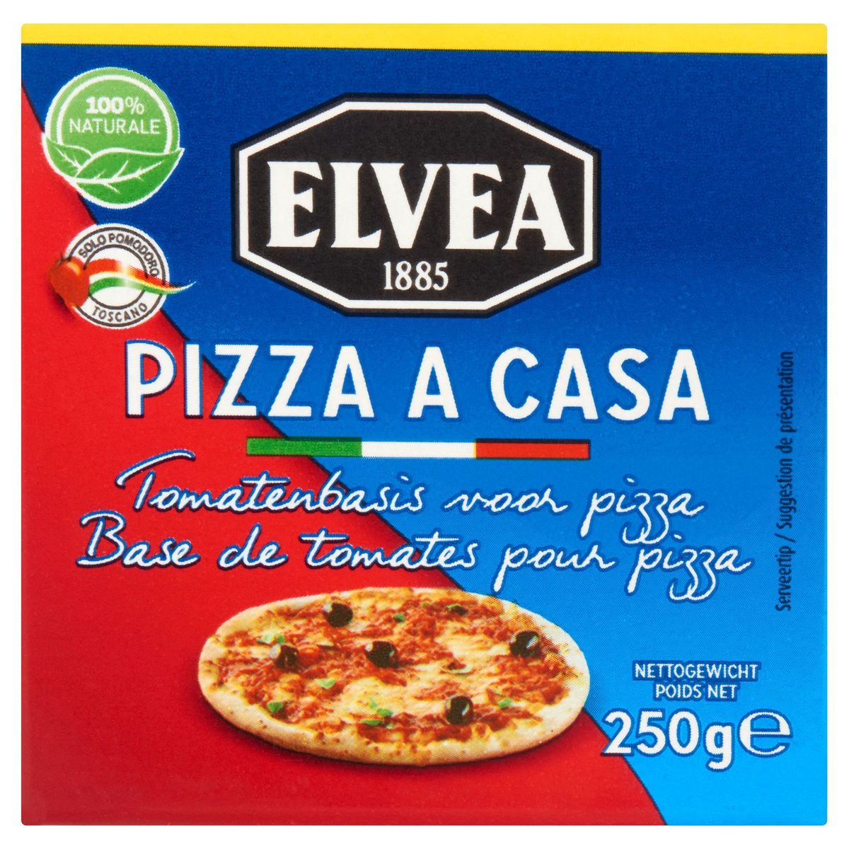 Elvea Pizza a Casa Tomatenbasis voor Pizza 250 g