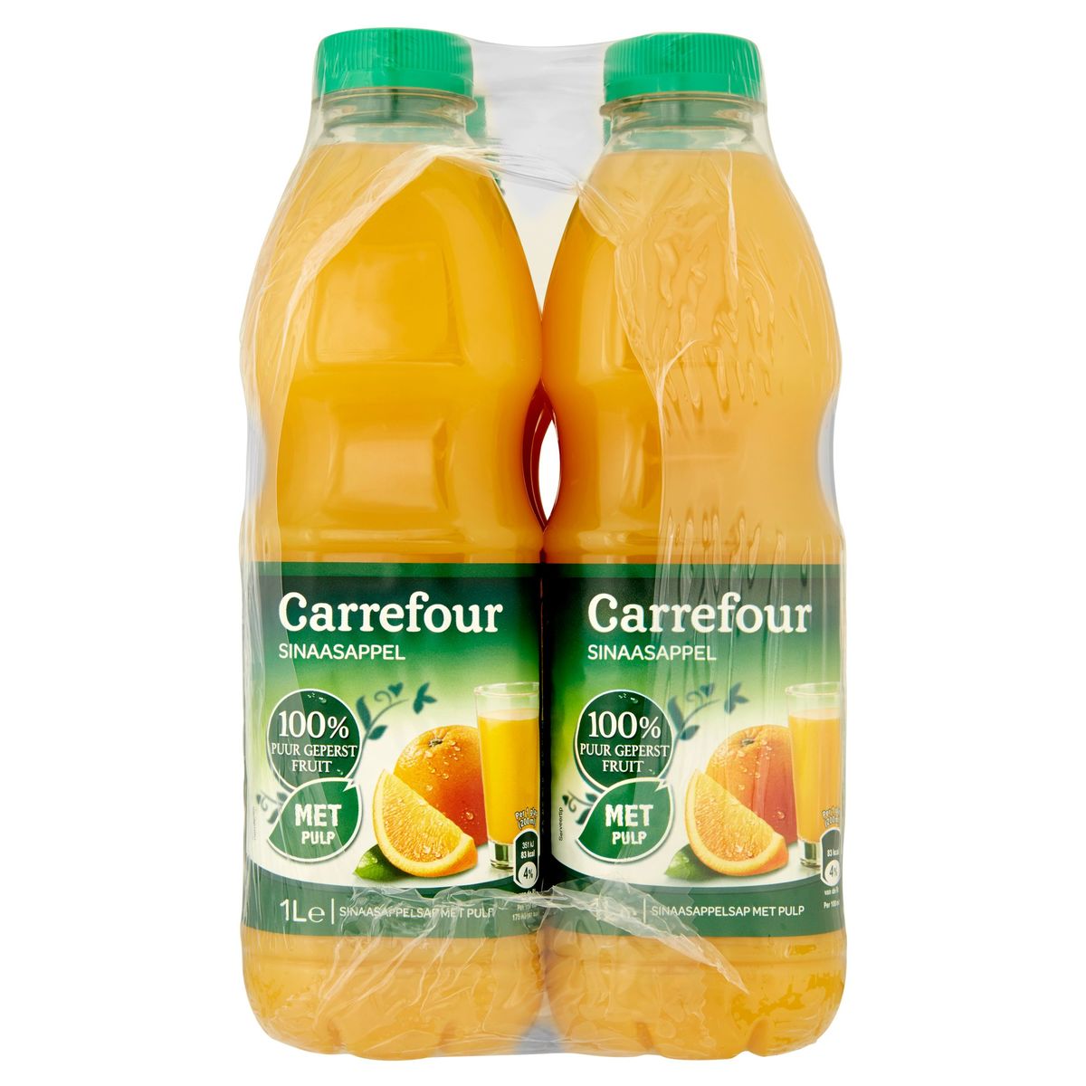Carrefour Sinaasappelsap met Pulp 6 x 1 L