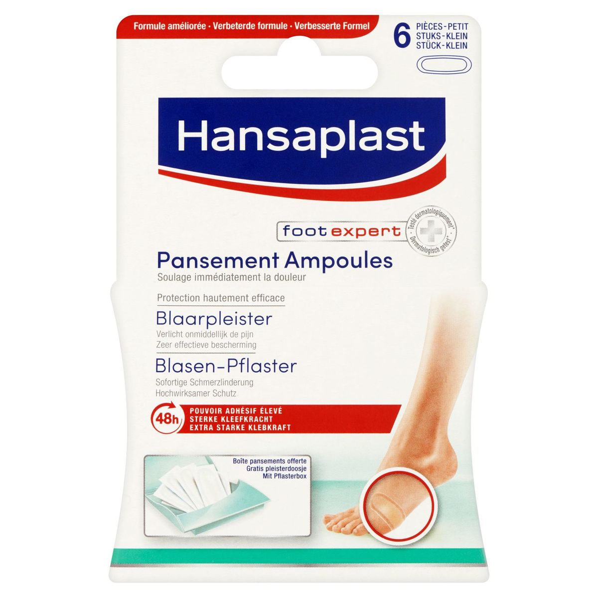 Hansaplast Foot Expert Pansement Ampoules Petit 6 Pièces