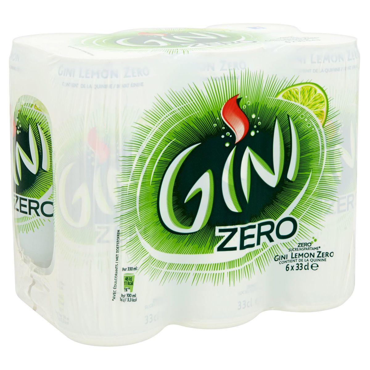Gini Lemon Zero 6 x 33 cl