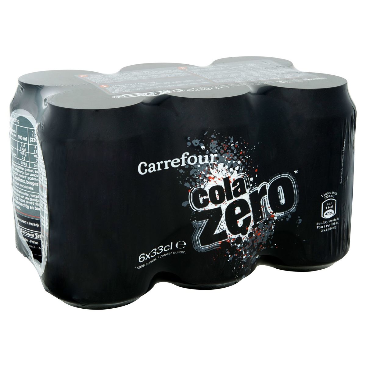 Carrefour Cola Zero 6 x 33 cl