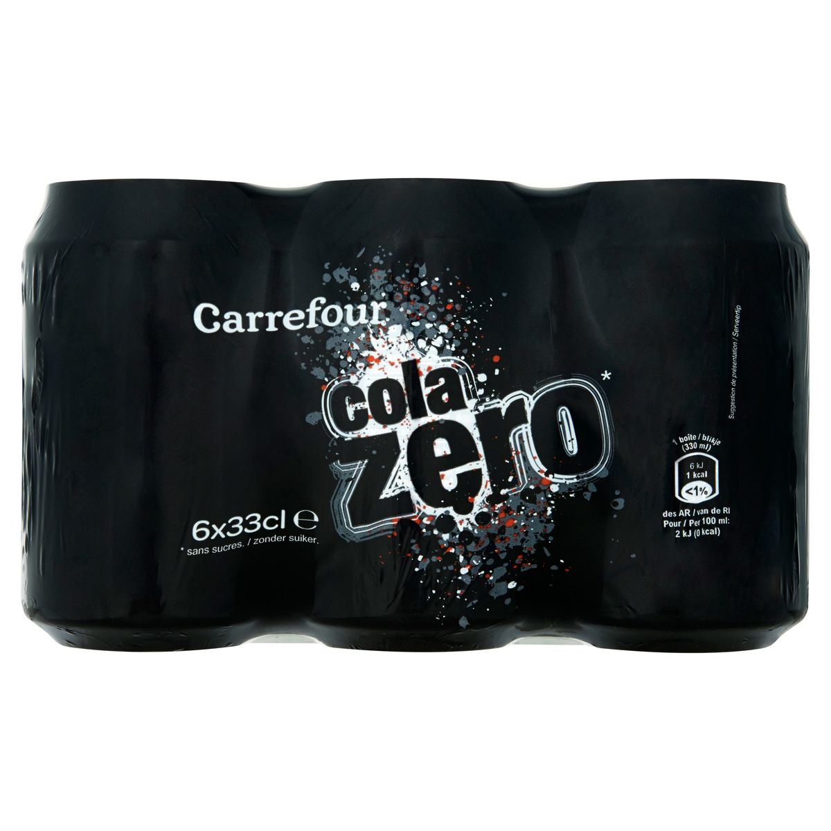 Carrefour Cola Zero 6 x 33 cl