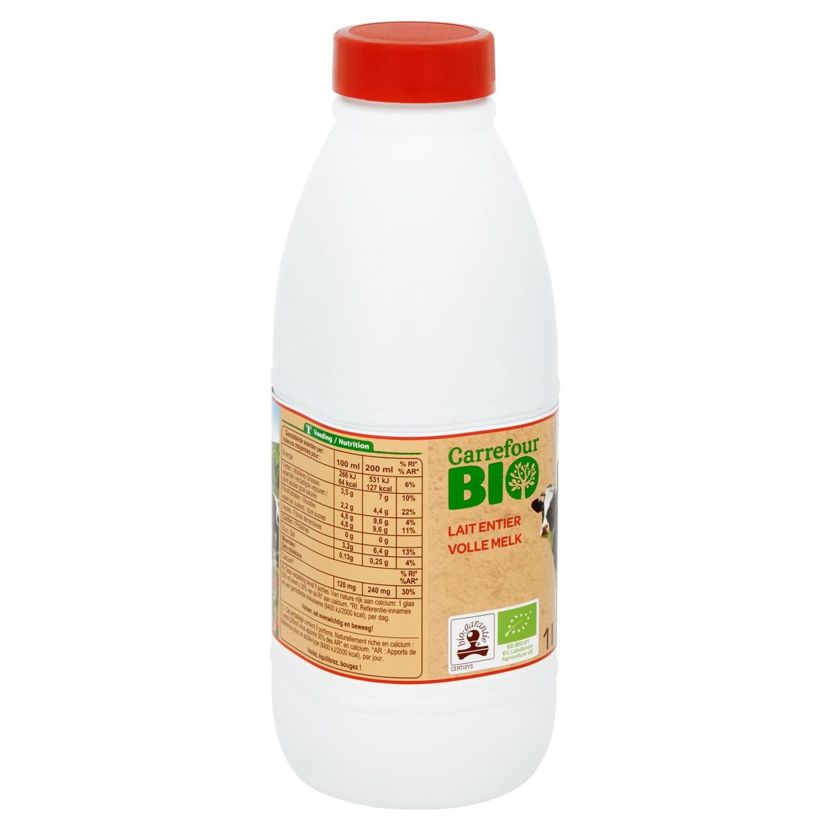 Carrefour Bio Volle Melk 1 L