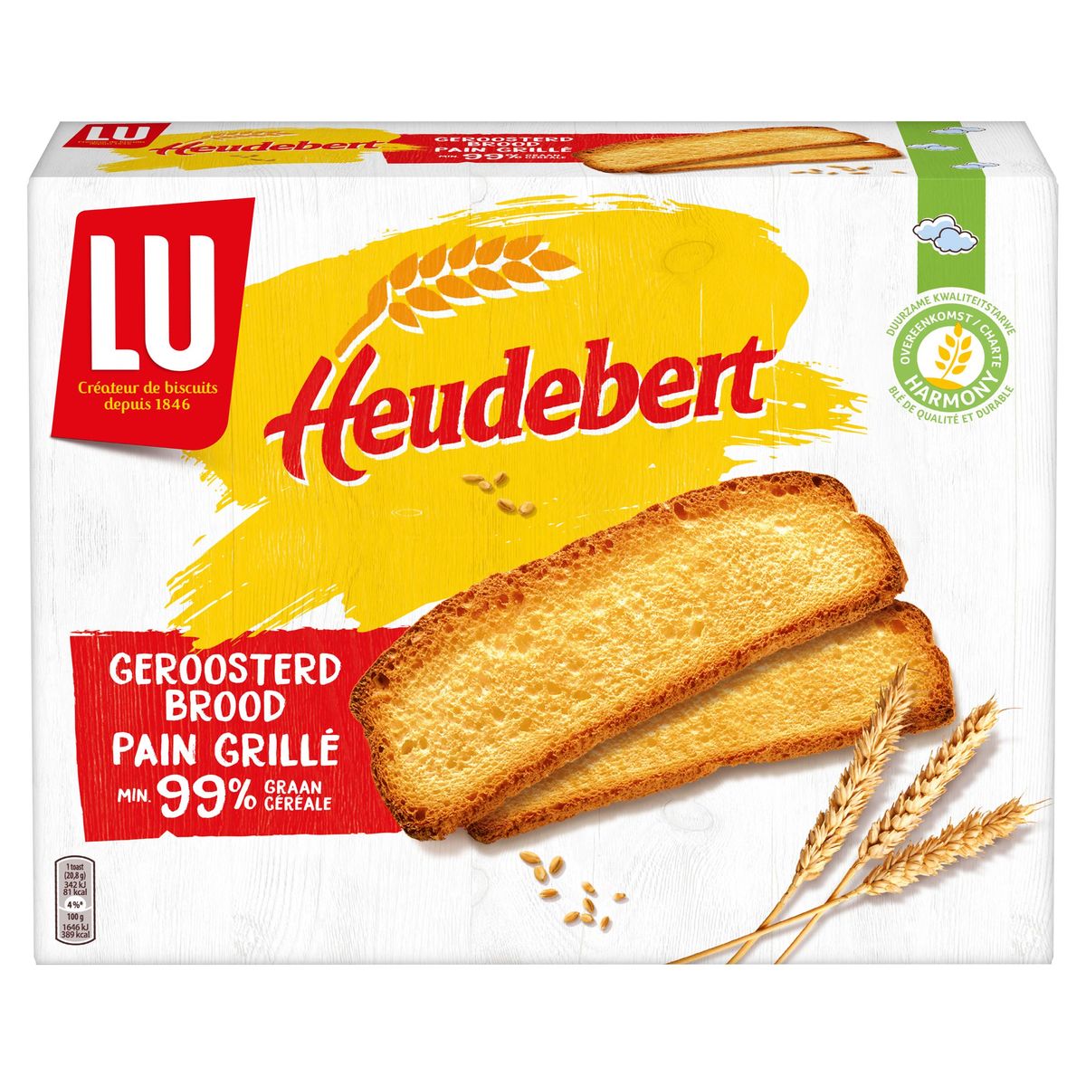 LU Heudebert Biscottes Pain Grillé 500 g