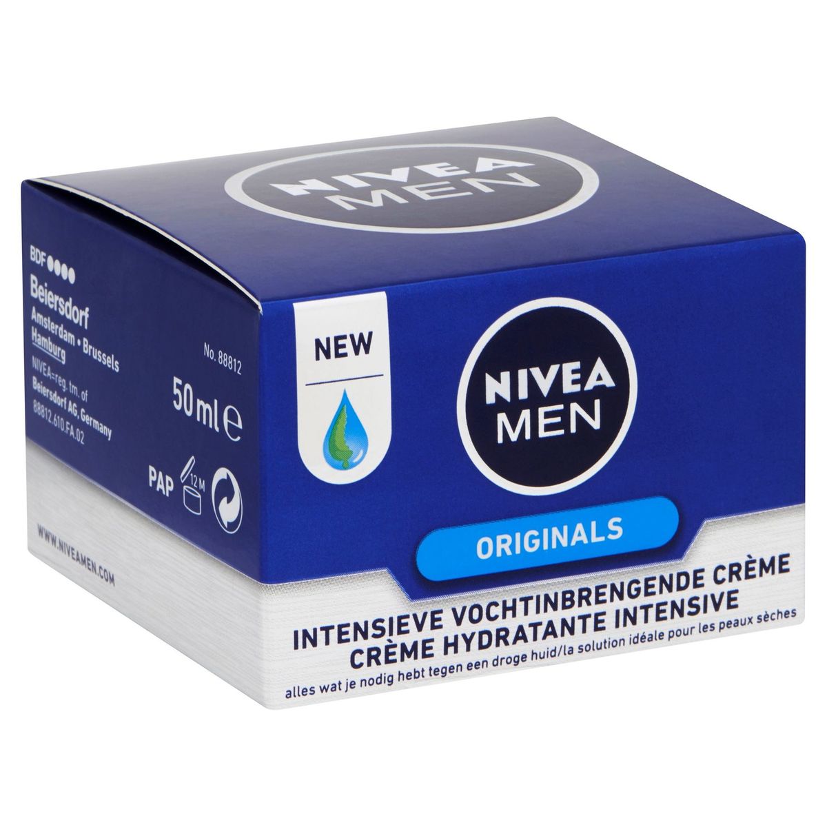 Nivea Men Originals Intensieve Vochtinbrengende Crème 50 ml