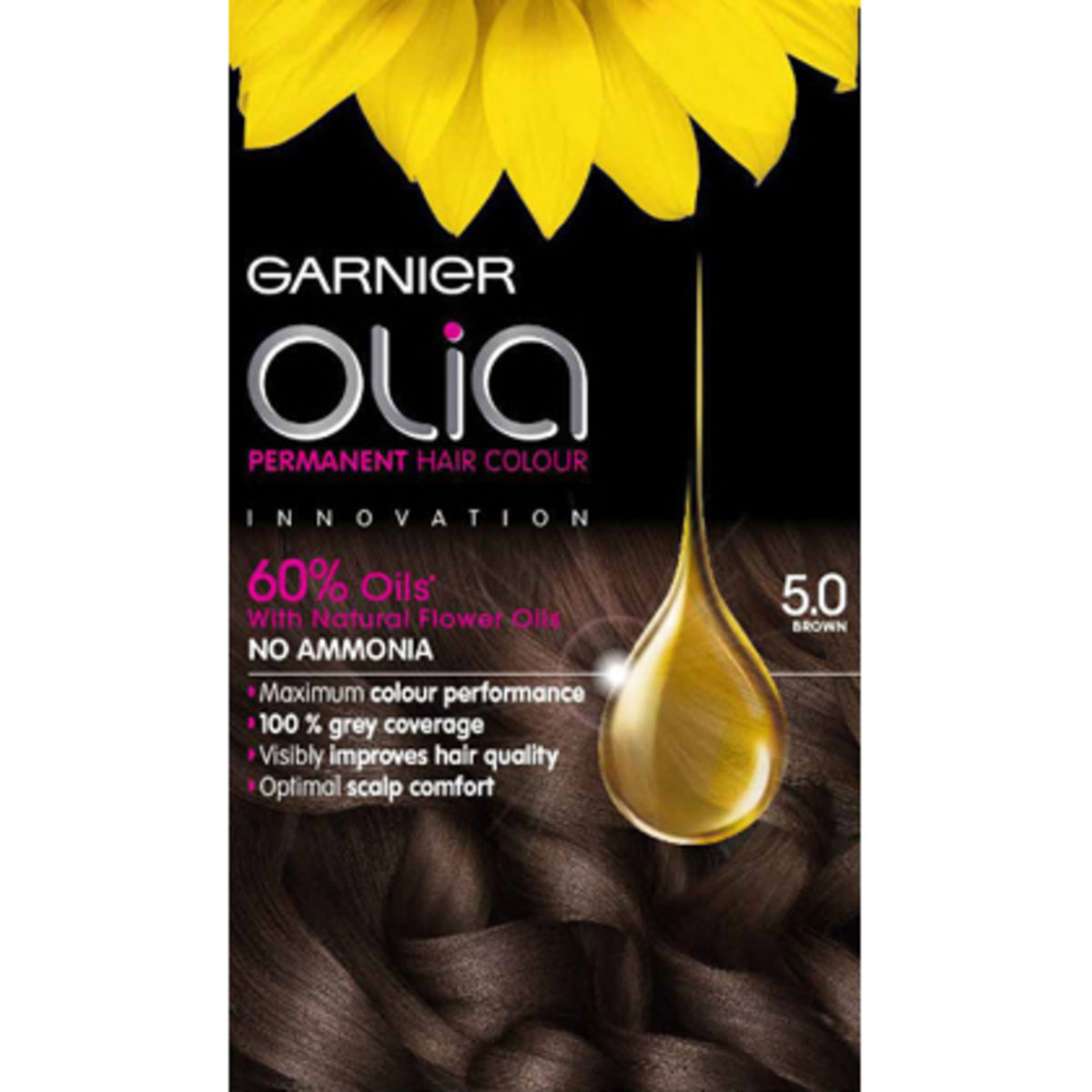 Garnier Olia 5.0 Châtain Clair Coloration Crème Permanente