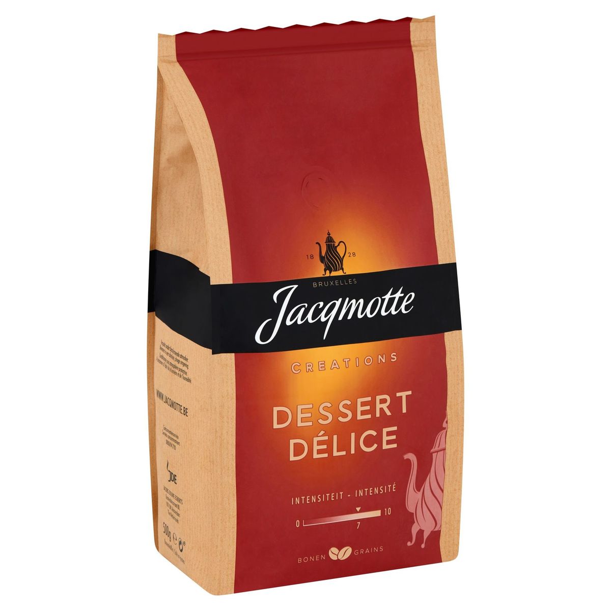 Jacqmotte Koffie Bonen Dessert Delice 500g