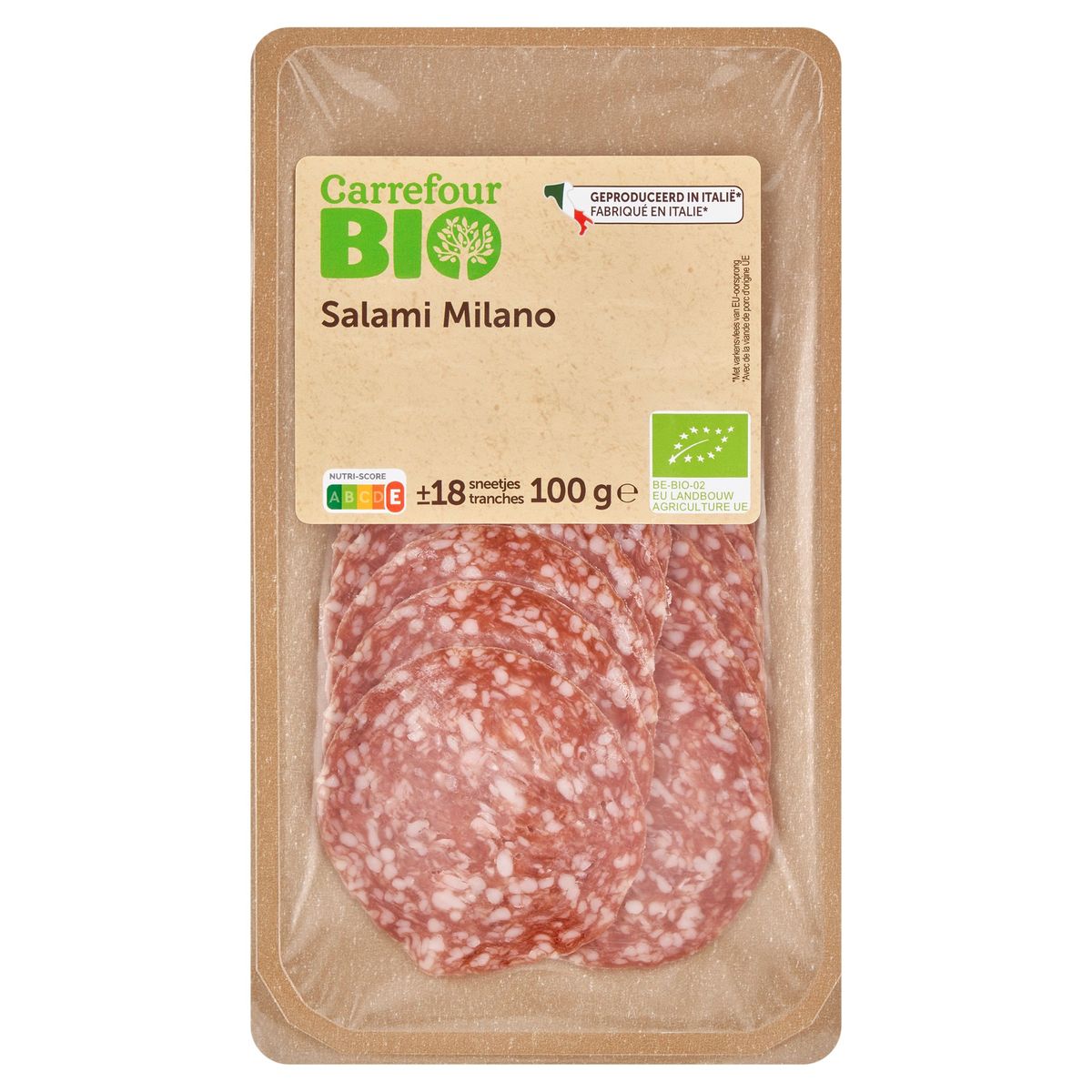 Carrefour Bio Salami Milano 100 g