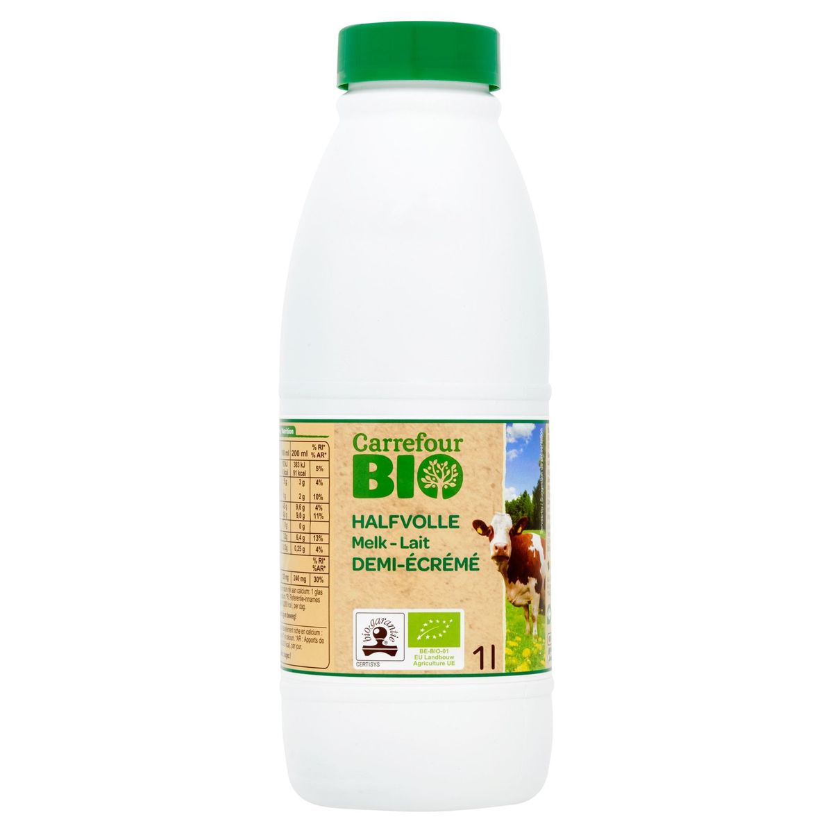 Carrefour Bio Halfvolle Melk 1 L