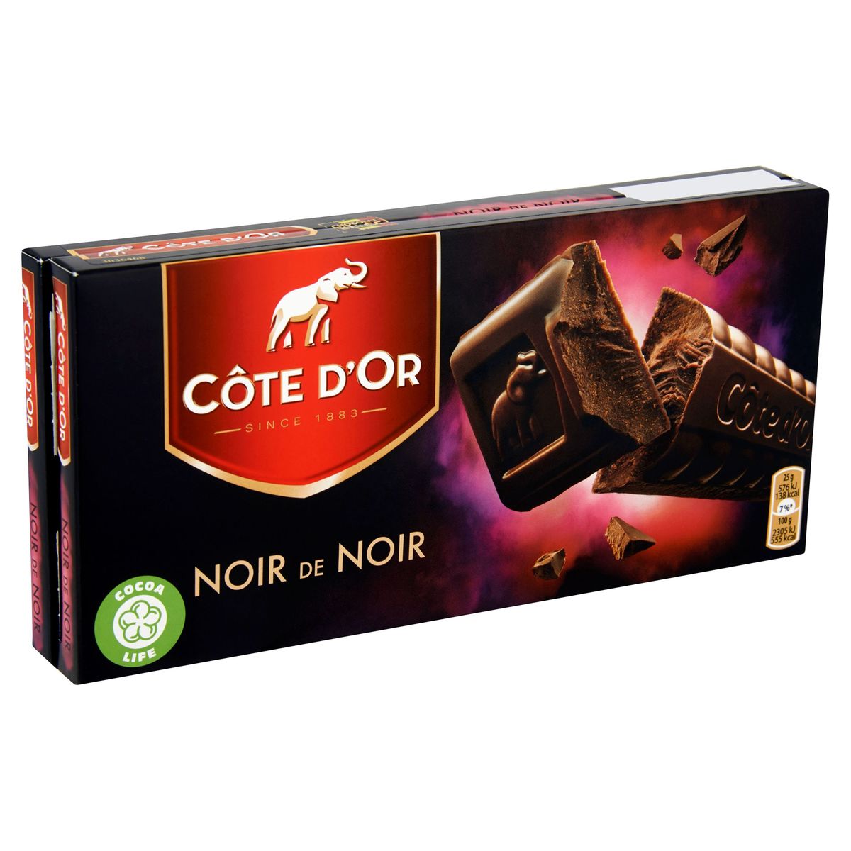 Tablette de chocolat noir L'Original COTE D'OR : La tablette de 100 g à  Prix Carrefour