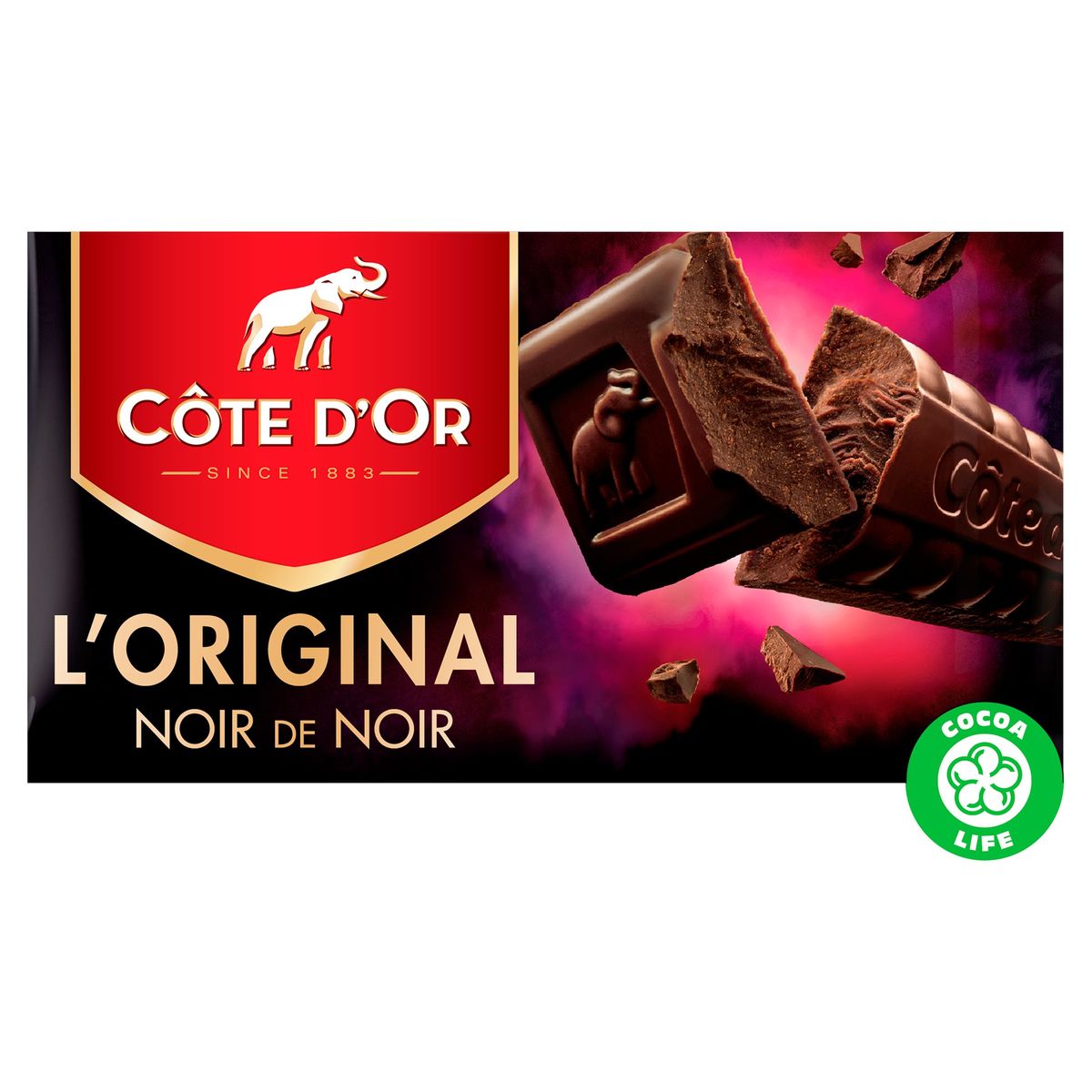 Tablette de chocolat noir L'Original COTE D'OR : La tablette de 100 g à  Prix Carrefour